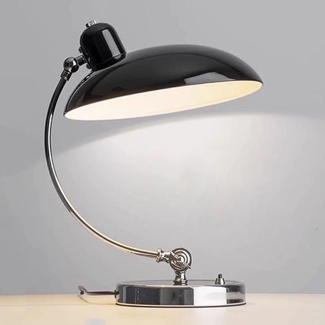 Lampe de Table Moderne Lampes de Chevet à Angle réglable pour Table de Chevet Base de Lampe de Bureau en Acier Minimaliste Moderne avec Interrupteur pour Salon Chambre décor de Rome (1/5)