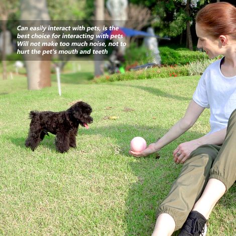 Balle Interactive pour Chien - Modèle Télécommandé Rechargeable USB avec Lumière LED, Coque Amovible en ABS Sûr et Lavable (1/4)