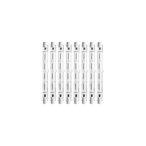 Lampadine alogene R7s - Confezione da 8 - 118 mm 500 W - Dimmerabili 2800 K - Per faretti e lampade da terra (1/5)
