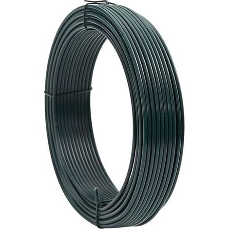 33 mètres de clôture en PVC vert (1/5)