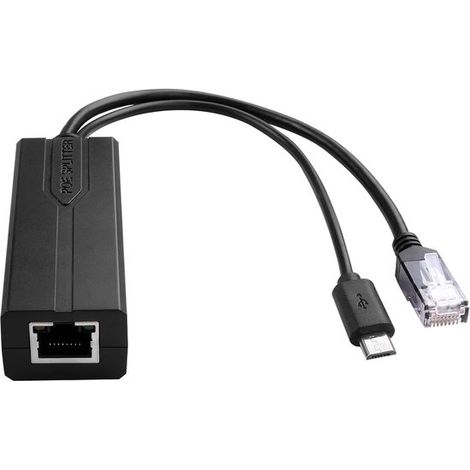 Splitter, Micro-USB-Schnittstelle, 48 V auf 5 V, geeignet für Gigabit-Netzwerkkameras und -geräte. (1/5)