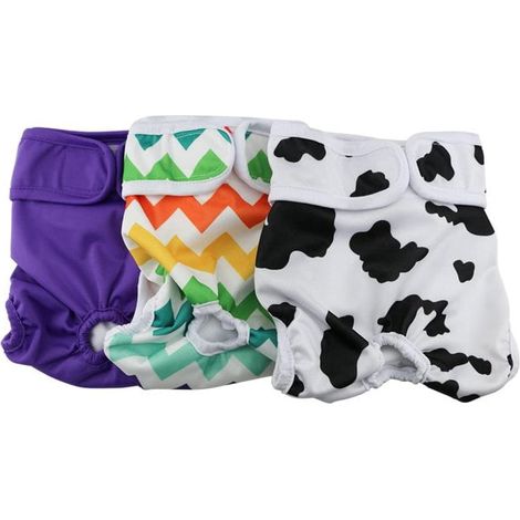Dog diaper, reusable, washable, durable, absorbent, dog diapers, electronic pants (1/5)