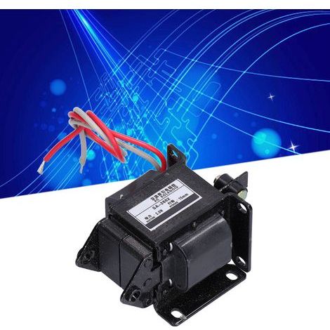 Electroimán de empuje y tracción SA-2602, fuerza 2,0 N, carrera 15 mm, voltaje CA 220 V (1/5)