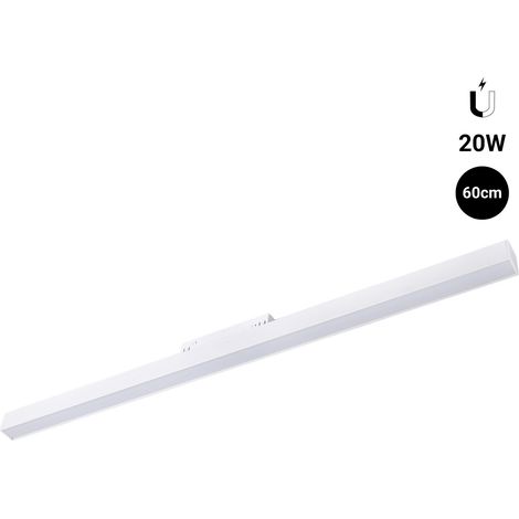 Opale LED- Schienenleuchte für Magnetschiene 48V - 20W - Weiß