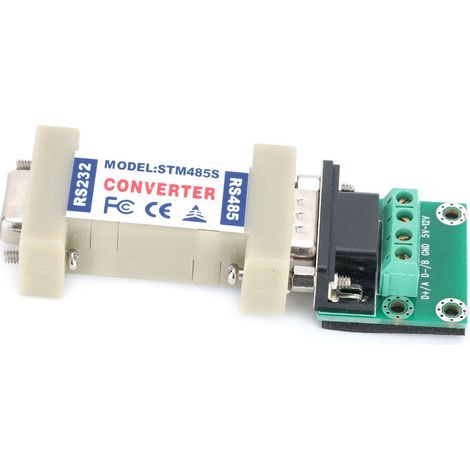 Adaptateur de Conversion Série RS232 vers RS485 pour Interface de Communication et Réseau (1/5)