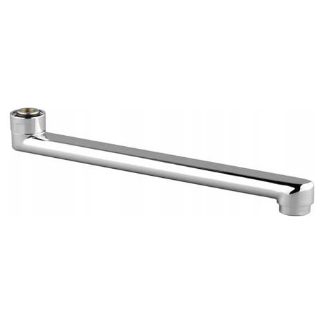 Auslauf für Einhebelmischer, flach, 3/4" kurz, Länge 12 cm