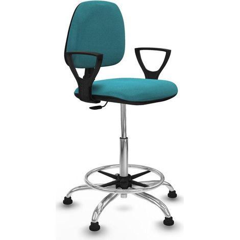 Piqueras y Crespo BFN05RT Chaise de bureau turquoise (1/3)