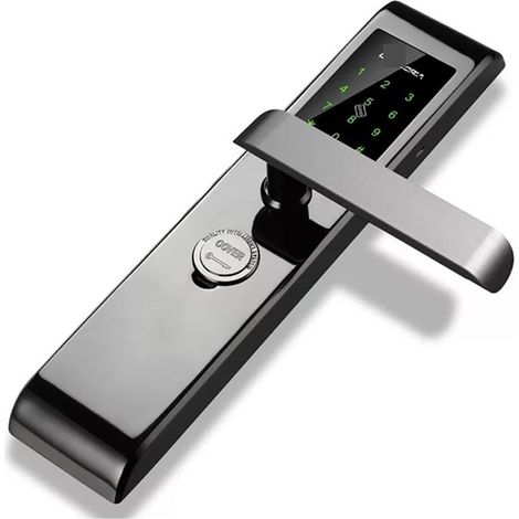 Verrouillage intelligent Serrure de porte Bluetooth Smartphone App Combinaison, Code Touch Screen Mot de passe Mot de passe Smart Electronic Porte Serrure avec Lock App Serrure de porte d'entrée sans (1/5)