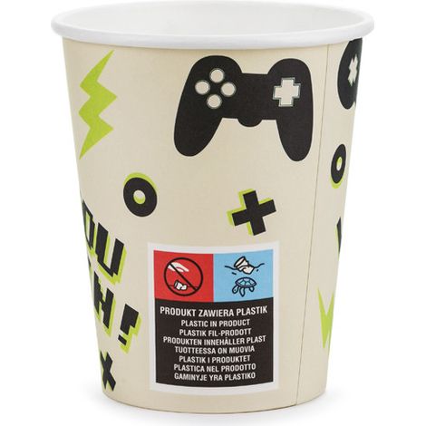 Tazze da gioco, 220 ml, 6 pezzi (1/2)
