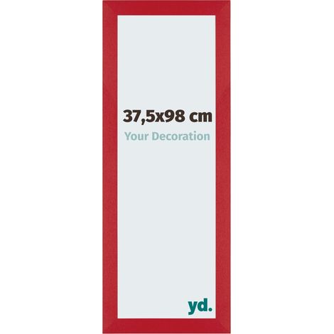 yd. - Cadre photo 37.5x98 - Rouge - MDF - Mura