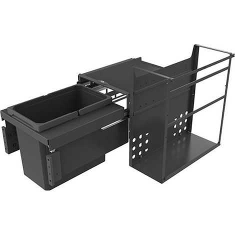 Naber Abfallsammler Cox® Base Q 360 S/400-1, für Frontauszug, zur Kombination mit Quooker Wasserreservoir (1/3)