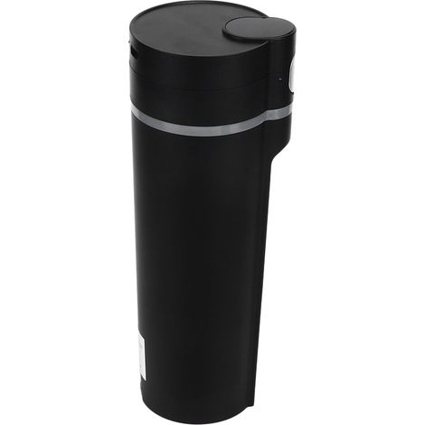 450 ml schwarzer, beheizbarer Smart-Autobecher, tragbarer, doppelwandiger, vakuumisolierter Reisebecher (1/5)