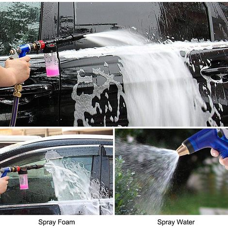 Pistolet de pulvérisation de mousse pour lavage de voiture, Lance multifonctionnelle, nettoyage à haute pression (1/5)