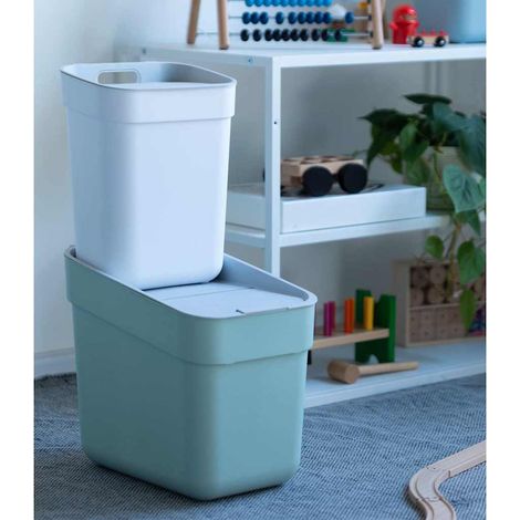 Pattumiera Bidone Differenziata Differenziata Ready To Collect Green 20 Litri Keter