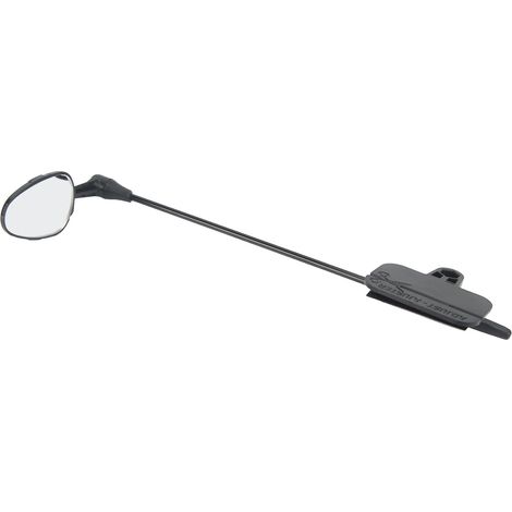 Rétroviseur de casque de vélo en alliage d'aluminium, réfléchissant, sécurité, réglage à 360°, design plat (1/5)