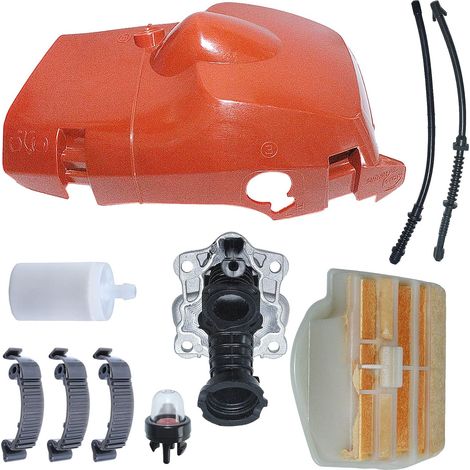 For Husqvarna 445 445e 450 450e For Chainsaw part, Top Cylinder Engine Cover Shroud Kit, 544079501, 503894701, 544080803, 544128601, 577535101, 544082301 (1/5)