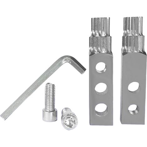 Extractor tuberías doble extremo multiusos para roscas tornillos rotos, compatible grifos 4-6 pulgadas, longitud extensible acero carbono, para fontanería (1/5)