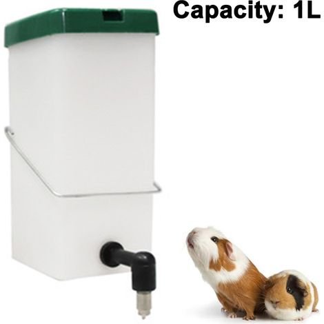 Abreuvoir suspendu pour petits animaux – adapté aux hamsters, lapins, furets et cochons d'Inde, pratique pour l'abreuvement quotidien des petits rongeurs et mammifères domestiques (1/5)