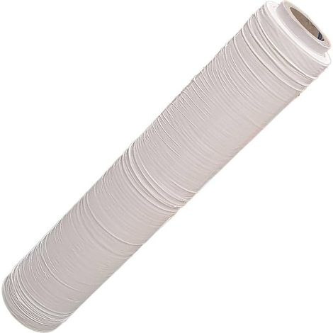 TrAdE Shop Traesio - Film Estensibile Pellicola Bianca Rotolo Manuale Per Imballaggi 160mx23myx50cm - (1/5)