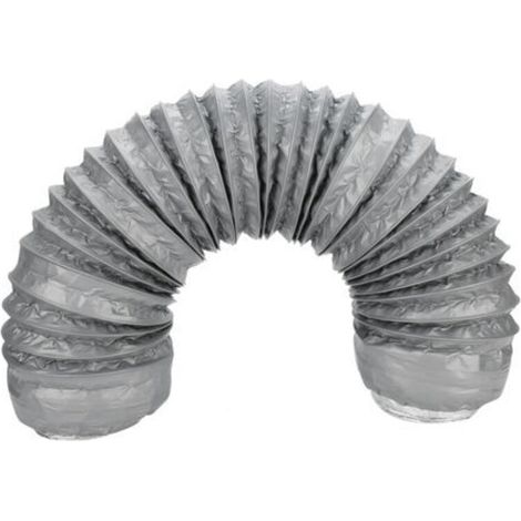 1M Foil d'aluminium Flexible Ducting Tym d'échappement Ventilation Ventilation Isolation Réduction du bruit (1/5)