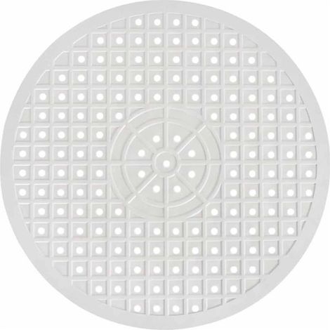Tapis d'évier rond, 30,6 cm, tapis de nettoyage d'eau antidérapant en caoutchouc souple, protecteur de comptoir, protecteur d'évier pliable pour éviter les rayures sur l'évier (rond, blanc).