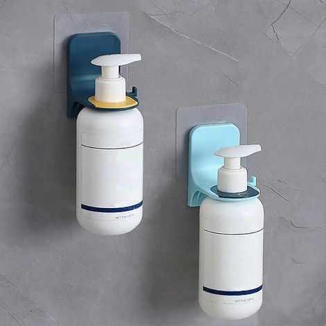 Support mural autocollant en ABS pour flacons de gel douche (1/4)