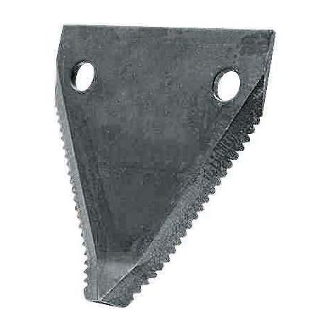 Cuchilla de corte para cargadora de vagones alimentadores, cortadora de ensilaje Faresin 81x76 mm 70-142 (1/2)