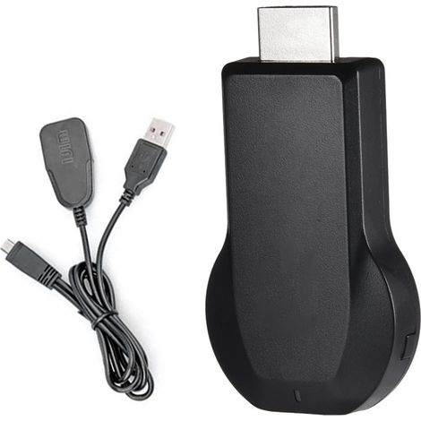 Adaptateur d'affichage sans fil, récepteur Miracast WiFi pour la duplication d'écran mobile, projecteur TV, récepteur d'affichage (1/5)