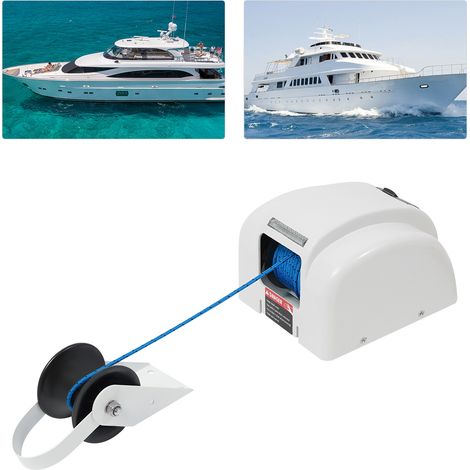 Cabrestante eléctrico para ancla de barco, cabrestante eléctrico de 45 libras, cabrestante para ancla de barco con mando a distancia (1/5)