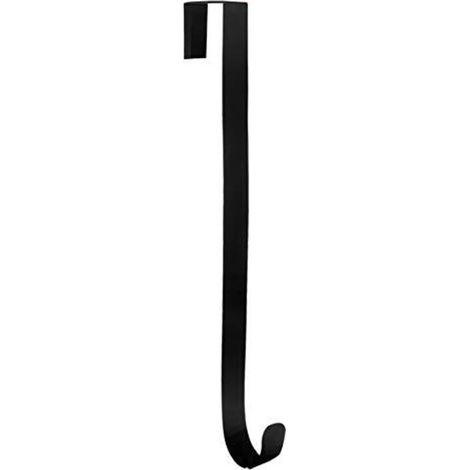 Coat Hook, Door Hook, Christmas Garland Decoration Hook, Door Hook, Towel Hook, Bathroom Towel Hook, Door (Black) (1/5)