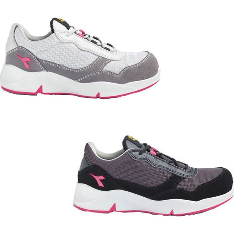 Scarpe antinfortunistiche donna Diadora Athena Text Low S1PL FO SR ESD - 42 - Grigio