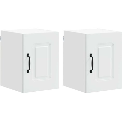 Maison Exclusive - Panneau de lave-vaisselle Kalmar 2 pcs Blanc 30 x 31 x 40 cm