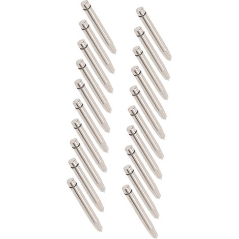 Jeu de 20 embouts de pointeau de rechange, tête en acier allié, accessoires de perçage, diamètre 6 mm, pour poinçonnage précis. (1/5)