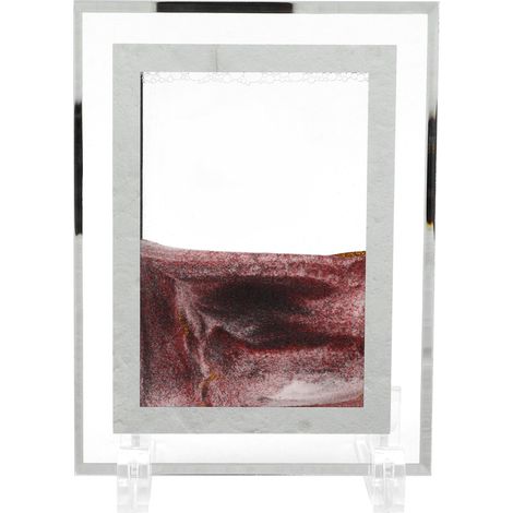 Sable Artistique 5 pouces Marron, Œuvre 3D Très Décorative avec Sable Mouvant, Tableau de Décoration pour Maison et Bureau, Ornement de Collection (1/5)