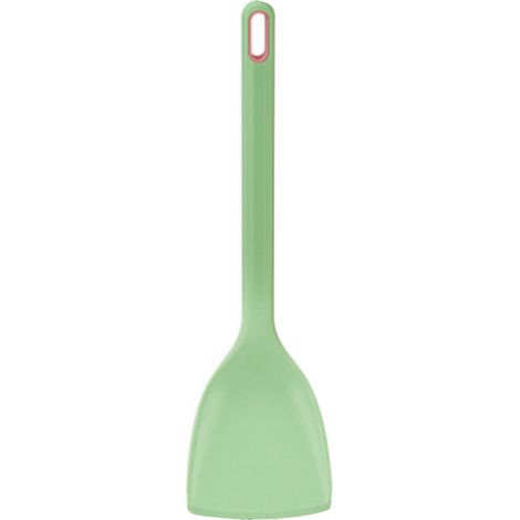 Spatule de Cuisine en Silicone Solide pour Poêle Antiadhésive, Résistante à la Chaleur avec Manche Ergonomique (1/5)