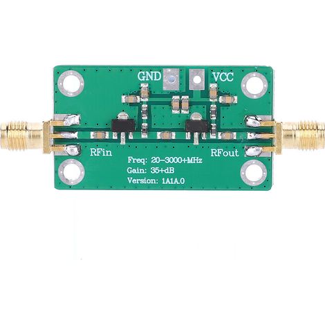 Module amplificateur RF faible bruit 20-3000MHz, gain 35dB, composant électronique large bande pour signal (1/5)