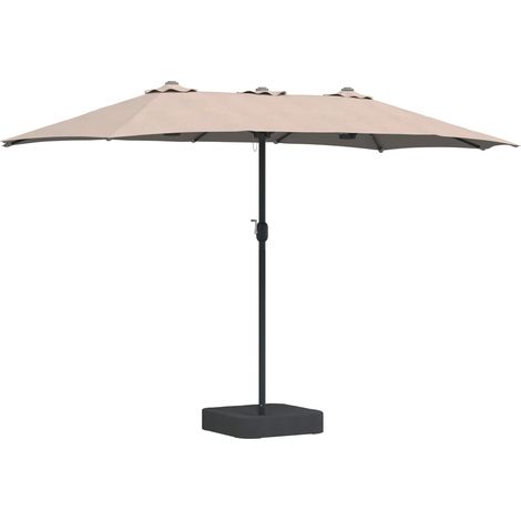 Maison Exclusive - Garten-Sonnenschirm Taupe 385 x 209 x 244 cm P
