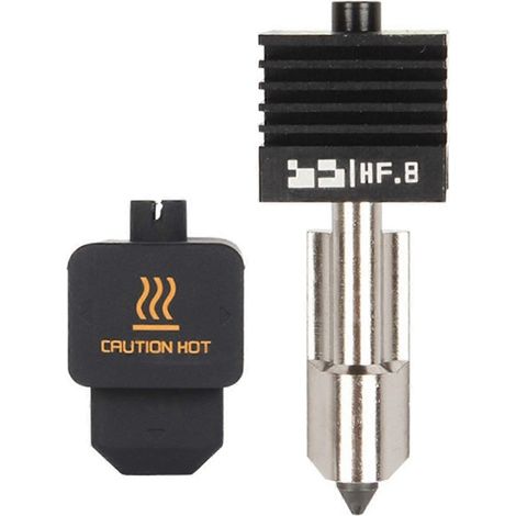 Für Bambu Lab H2S Hotend High Flow Hotend für Bambu Lab H2C H2D Düse HF Monoblock Gehärtete Stahldüse Hotend 0,8 mm (0,8 mm)