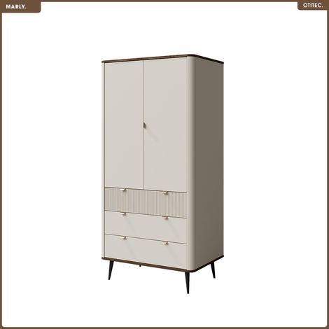 Armoire haute - L.90 x H.191 x P.60 - MARLY (1/3)