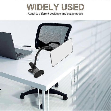 Miroir de sécurité à clipser miroir convexe pour bureau/écran d'ordinateur/PC permettant de voir derrière soi pour une sécurité personnelle optimale. (1/2)
