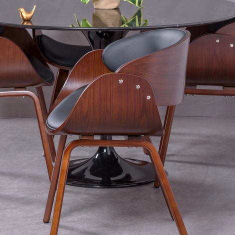 Nest Dream - Skandinavischer Stuhl - Burrow S - Schwarz