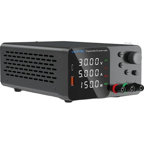 Fuente de alimentación de CC, voltaje ajustable, pantalla de alta precisión, TPS305 30V 5A (1/2)