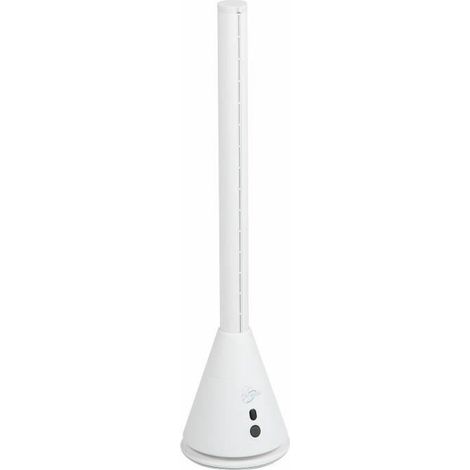 SILENT-AIR TUBE - Sehr leiser 26W-Standventilator ohne Rotor in Weiß