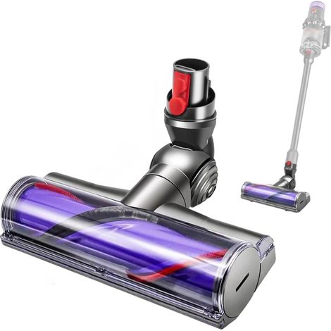 Ersatzbürstenkopf für Dyson V12 Detect Slim und V10 Digital Slim mit Austauschbarem Direktantrieb Reiniger und Turbinenbodenüse, Elektrischer Kopf für Hartholzböden und Teppiche (1/5)