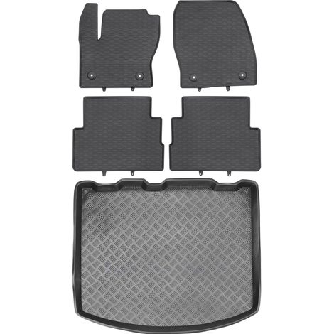 Juego de alfombrillas de goma para coche y alfombrilla para maletero para Ford Kuga II SUV (2012-2019). (1/5)