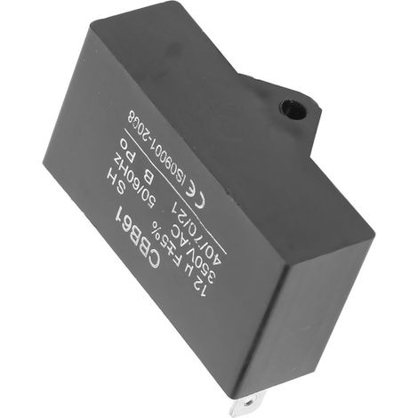 Kondensator CBB61 für Benzingeneratoren, Anlasser, Klimaanlagenmotoren, 350 V AC, 12 µF (1/5)
