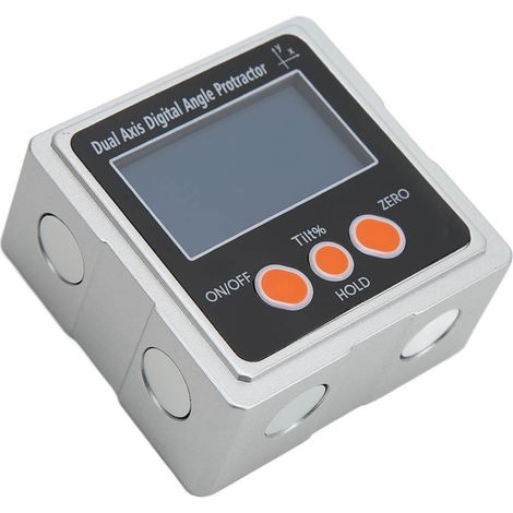 Präzise digitale LCD-Anzeige, tragbarer dreiseitiger magnetischer digitaler Neigungsmesser, intelligente Messung, elektronische Steuerung, kompaktes Werkzeug (1/5)
