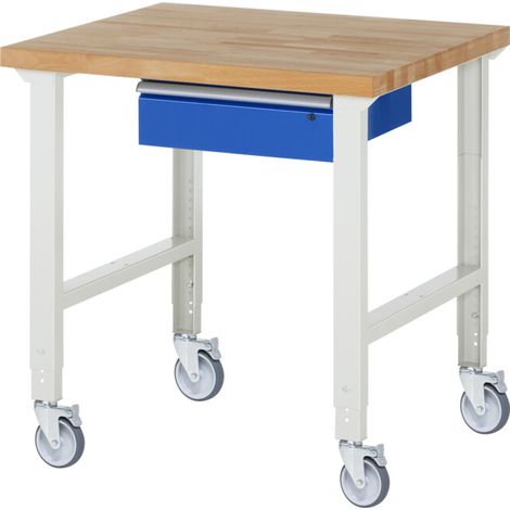 Rau Établi mobile réglable en hauteur 7001A1, L1000xP900xH950-1000mm (1/5)