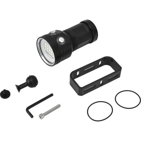 27 LED Underwater Flashlight, IPX8 Waterproof Light Beads, Portable, Refillable for Diving, 100m/328.1ft (1/5)