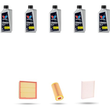 Kit tagliando 3 FILTRI e 5L OLIO compatibile con Bmw serie 3 (F30, F80,F31) 316I 100kw dal 2012 (1/4)